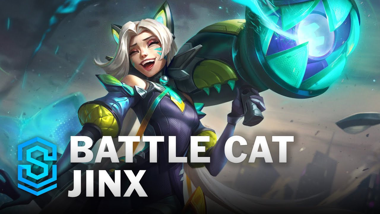 Battle Cat Jinx Skin Spotlight League Of Legends Game Videos