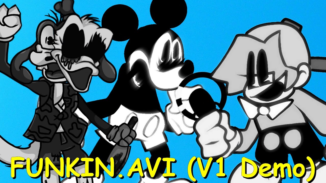 Friday Night Funkin Funkin Avi Vs Mickey Mouse Avi V Full Week Demo