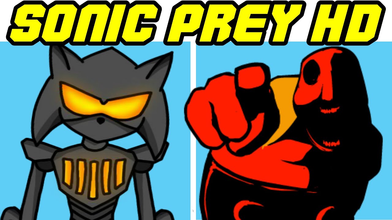 Friday Night Funkin VS Sonic EXE Prey HD FNF Mod Game Videos