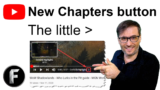 New YouTube Chapters button – The little arrow