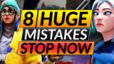 8 BIGGEST LOW ELO Mistakes – STOP AND INSTANTLY RANK UP – Valorant Pro Tips and Tricks Guide