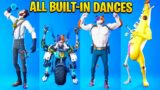 ALL BUILT-IN DANCES & Emotes in Fortnite Battle Royale