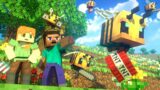 BEES FIGHT – Alex and Steve Life (Minecraft Animation)