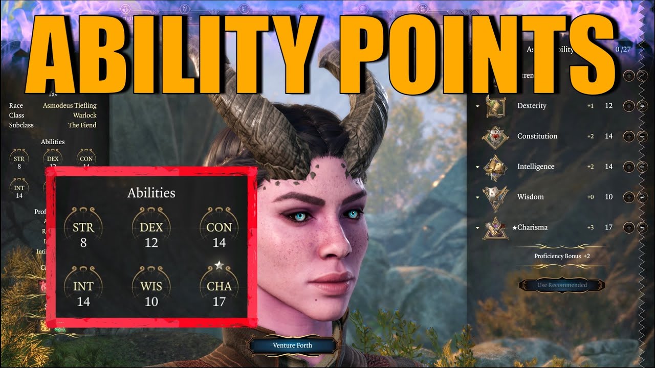 Baldurs Gate 3 Character Creation Guide Ability Points Game Videos