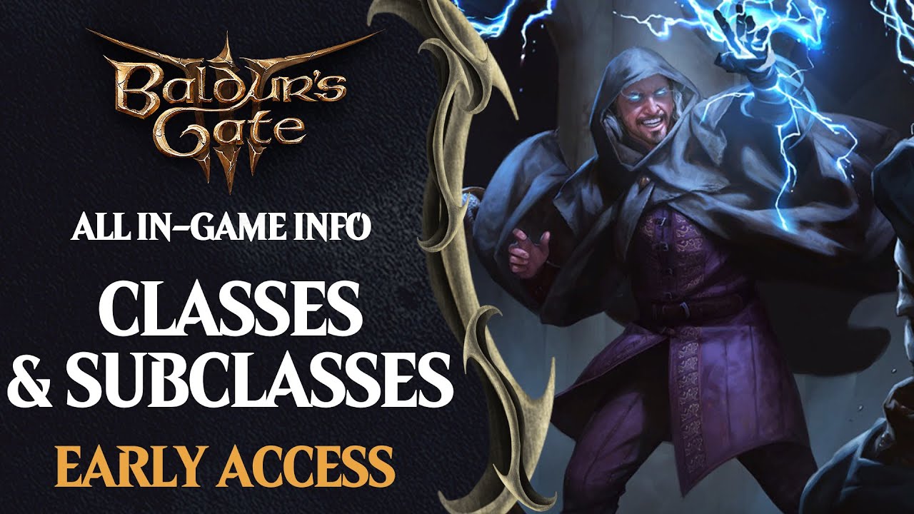 Baldur's Gate 3 Classes Guide All Classes & Subclasses of BG3 Early