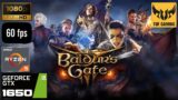 Baldur's Gate 3 [EARLY ACCESS] Gameplay GTX 1650, Ryzen 5 3550H, Medium Settings, 60 FPS, 1080p