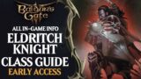 Baldur’s Gate 3 Early Access Builds: Eldritch Knight Guide