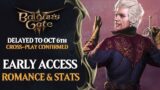 Baldurs Gate 3 Early Access Delayed & Romance, Alignment, Cross-Play details for BG3