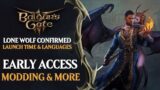 Baldurs Gate 3 Early Access Update & New Information
