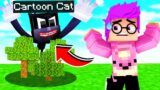 Can LANKYBOX Survive CARTOON CAT In MINECRAFT!? (LankyBox Minecraft Movie)