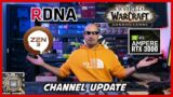 Channel Update: New Studio, Zen3, Big Navi, RTX 3000, WoW Shadowlands and more