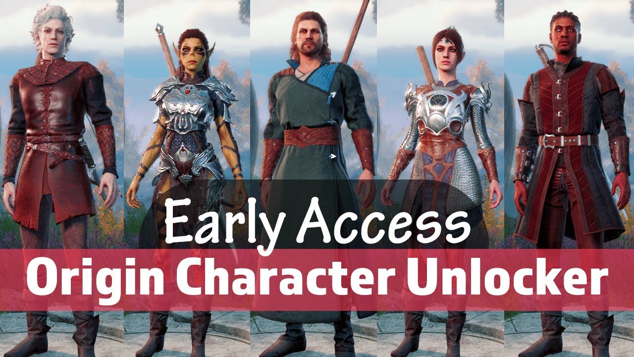 Early Access Origin Character Unlocker Baldur S Gate 3 Mod Youtube Photos