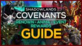 Everything To Know In Shadowlands: Covenants, Getting Renown, Anima, Sanctum Features & Rewards! 1/5