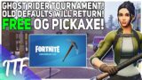 FREE OG Pickaxe Soon! Old Defaults Will Return! Ghost Rider Tournament! (Fortnite Battle Royale)