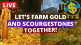Farming scourgestones and gold with viewers | Wow Shadowlands Pre-Patch Gold Farming