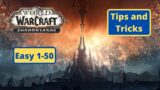 Fastest Leveling 1 to 50 World of Warcraft 9 0 Shadowlands