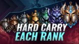 HOW TO HARD CARRY IN EACH RANK & CLIMB – League of Legends Season 10