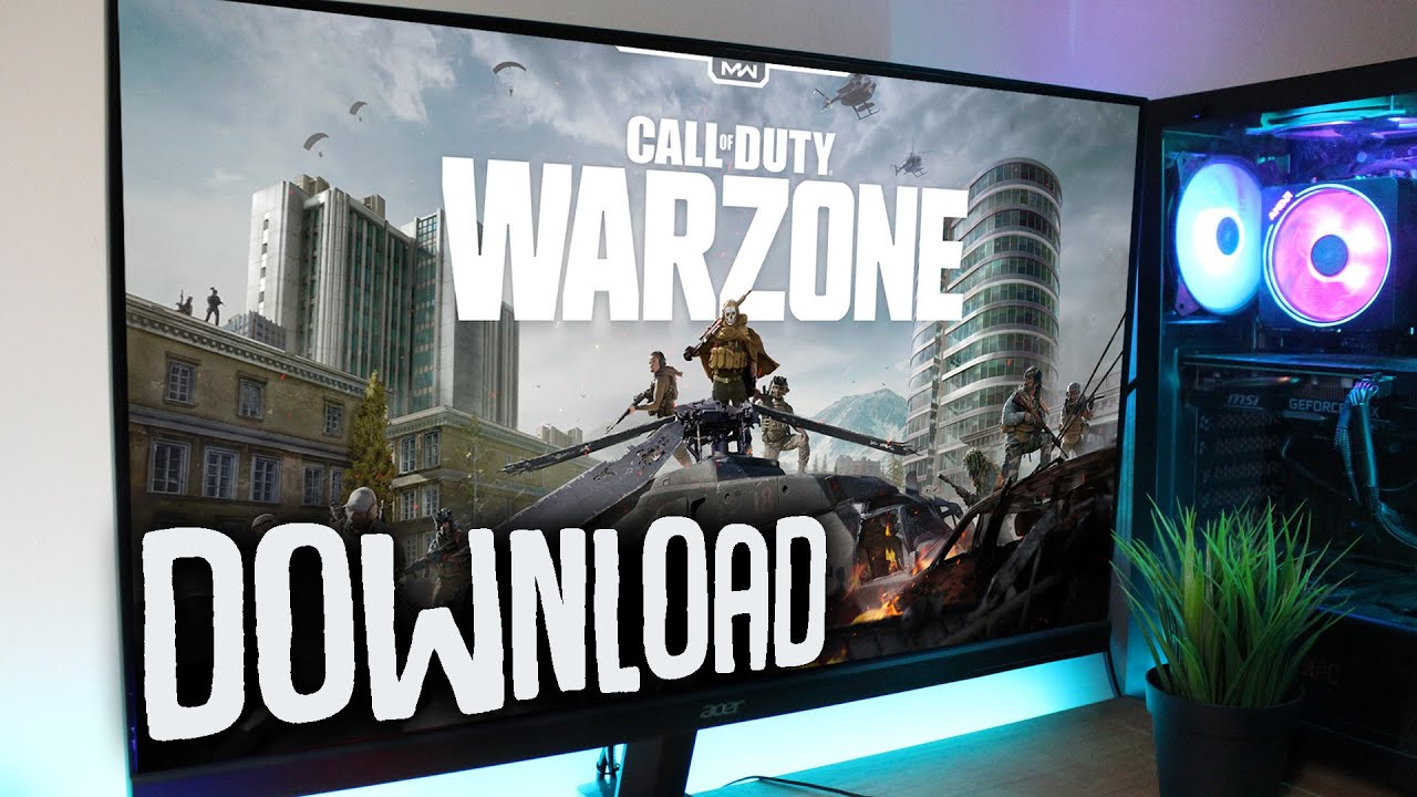 how download warzone on pc