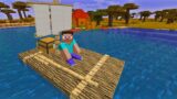 I Made a SEA RAFT In Minecraft Secret Mod | I Am Khaleel