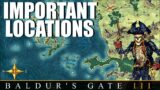 Important Locations on the Map | Baldur's Gate 3