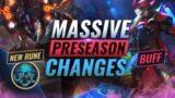 MASSIVE CHANGES: NEW Buffs + REWORKS + Runes Coming in Preseason 11 – League of Legends
