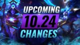 MASSIVE CHANGES: New Buffs & NERFS Coming in PRESEASON Patch 10.24 – League of Legends