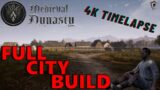 Medieval Dynasty Full Size City Build Timelapse 4k Ultra HD