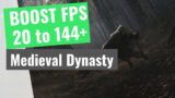 Medieval Dynasty – How to BOOST FPS and Increase Performance on any PC