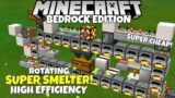 Minecraft Bedrock: Fast Super Smelter! Simple, Cheap & Efficient Tutorial! MCPE Xbox PC Ps4