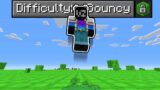 Minecraft, but EVERYTHING is BOUNCY!