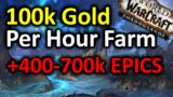 NEW Shadowlands Farm! Steady 100k+ Gold Per Hour & BOE Epics | Goldmaking Guide in Shadowlands