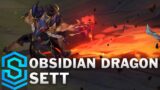 Obsidian Dragon Sett Skin Spotlight – Pre-Release – League of Legends