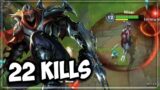 POWERFUL ASSASSIN RAGE KILLING!! | League of Legends Zed Wild Rift Gameplay | LoL Mobile Closed Beta