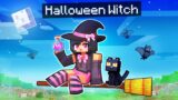 Playing Minecraft as a WITCH on HALLOWEEN!