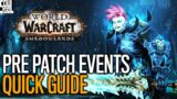 Quick Guide – Shadowlands Pre Expansion Events Week 1