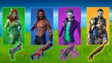 RANDOM Skin Challenge in Fortnite! (Midas Rex, The Joker, Poison Ivy & Aquaman)