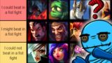 Ranking every League of Legends champion based on if I could beat them in a fist fight (tier list)