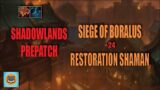SHADOWLANDS PREPATCH – Mythic +24 Siege of Boralus – Restoration Shaman
