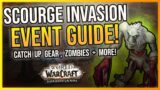 Scourge Invasion Event Guide! Alt Catch Up Gear & Zombies! WoW Shadowlands PrePatch Tips | LazyBeast
