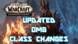 Shadowlands BIG CLASS CHANGES JUST NOW