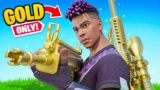 The *VAULTED* GOLD GUNS ONLY Challenge in Fortnite!