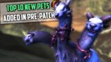 Top 10 New Hunter Pets Tamable in Pre-patch – Shadowlands WoW