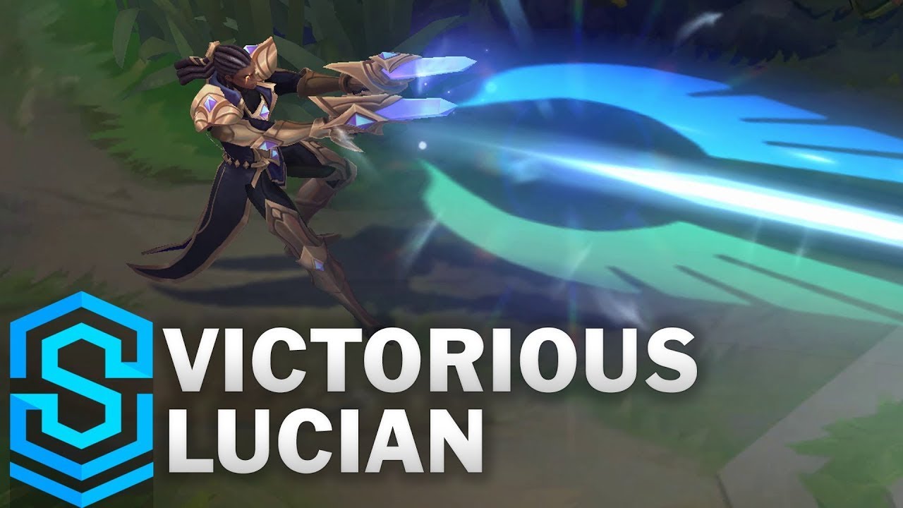 Victorious Lucian Skin Spotlight League of Legends Game videos