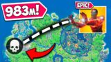 *WORLD RECORD* LONGEST ELIMINATION EVER!! (983M) – Fortnite Funny Fails and WTF Moments! #1080