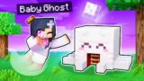 We DIED And Made A Baby GHOST Base In Minecraft!
