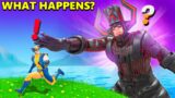 What Happens if Boss Galactus Meets Boss Wolverine in Fortnite