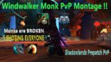 Windwalker Monk PvP Montage | (1SHOTS & CRAZY DAMAGE!) | WoW Shadowlands Prepatch