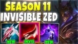 ZED CAN NOW GO INVISIBLE!! New Season 11 Zed (NEW ITEMS) Gameplay – League of Legends