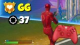 i spectated this crazy controller player on fortnite… (he's good)