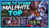 #1 TALON WORLD MAKE LANING COMPLETELY IMPOSSIBLE FOR MALPHITE! – League of Legends